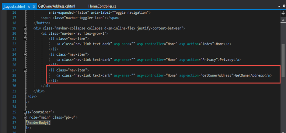 Implementing Smart Contract in ASP.NET Application